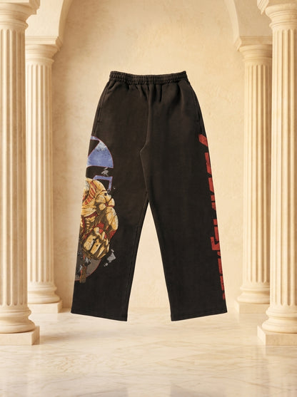 2128 - AOT© x YLA Baggy Joggers Titan at War
