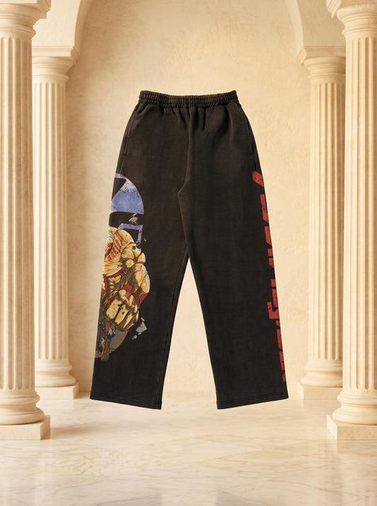2128 - AOT© x YLA Baggy Joggers Titan at War