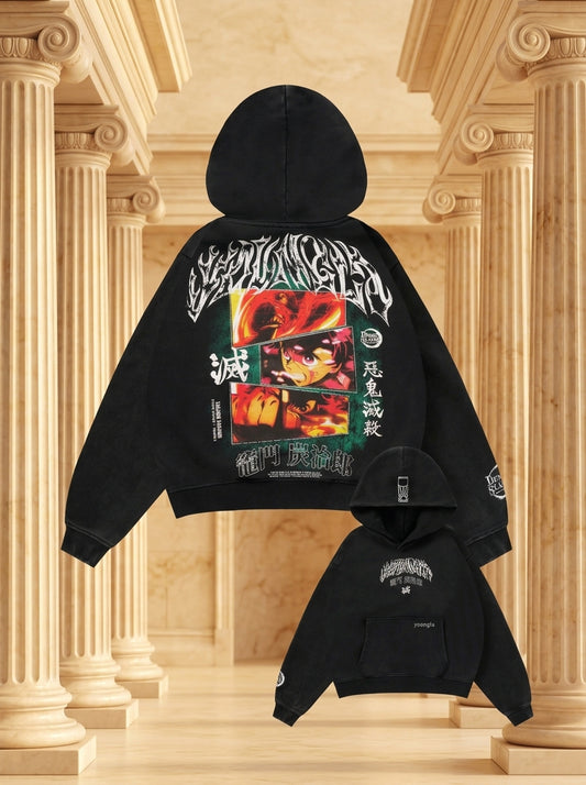 5068 - Demon Slayer: Kimetsu no Yaiba - Hoodies Hinokami Kagura