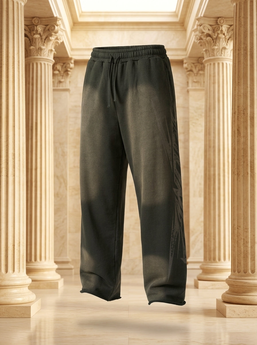 2144 - Shadow Sweats Hunter Green Wash