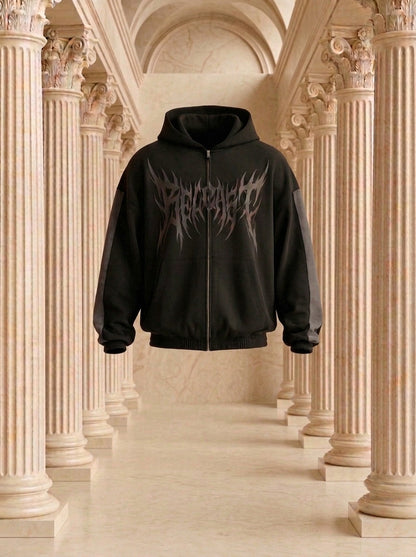 Gymshark x Carlos Belcast Zip Up Hoodie GS Black