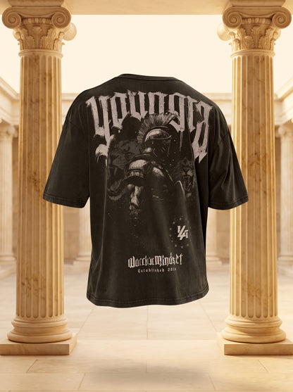 4135 - YLA x Axel - Spartan Tees Black/Grey
