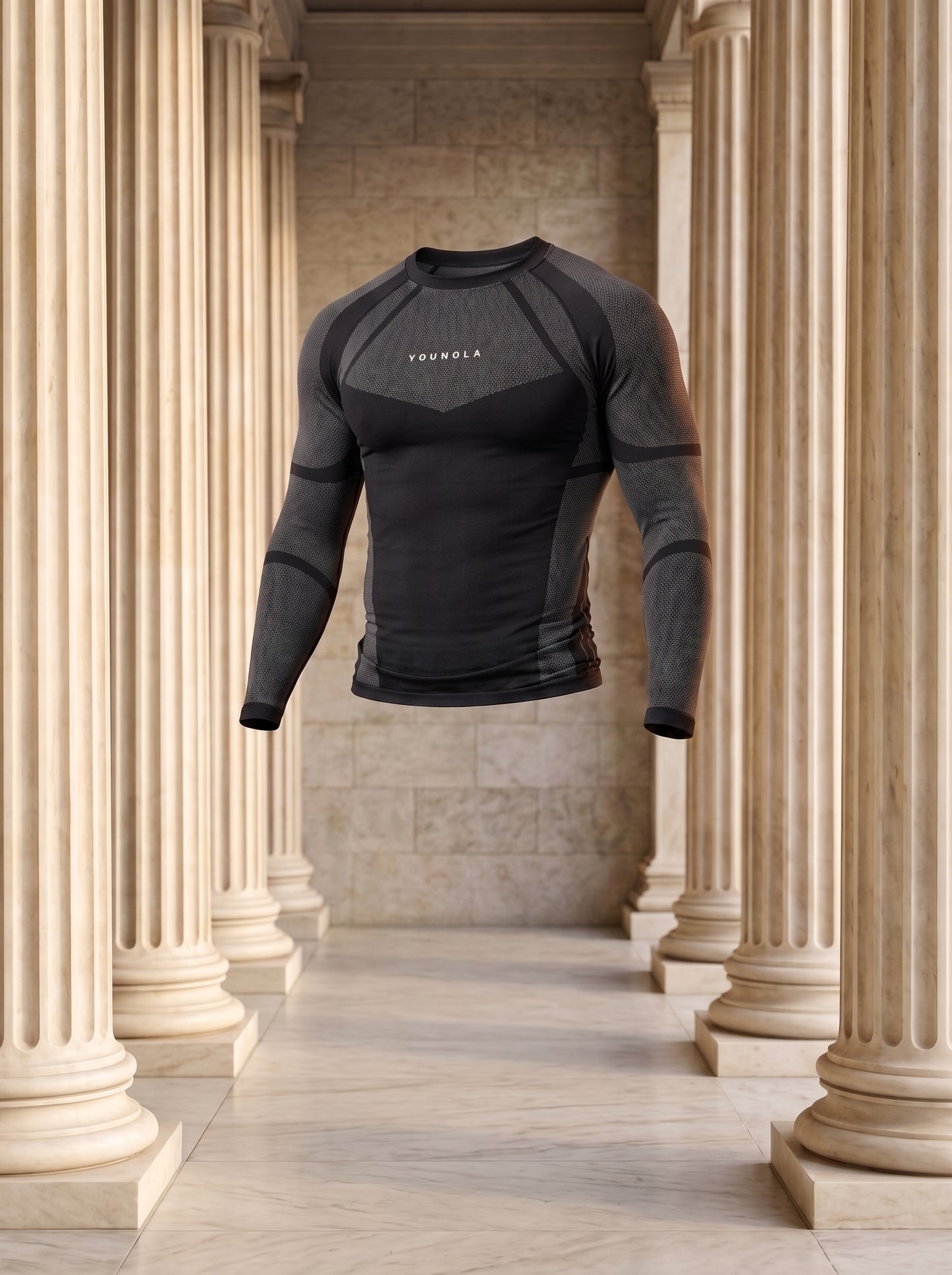 8055 - Apex Compression Longsleeves Black