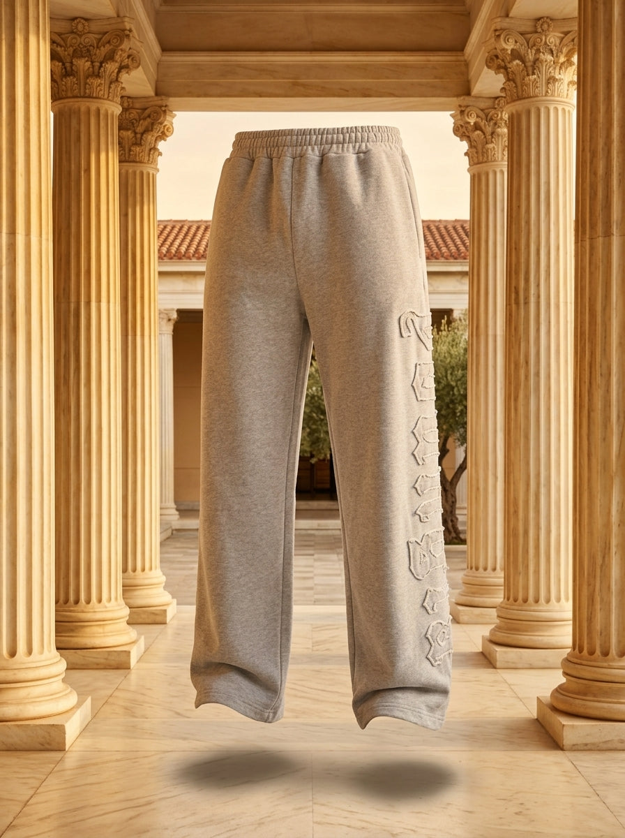 2093 - Patchwork Sweats Heather Grey