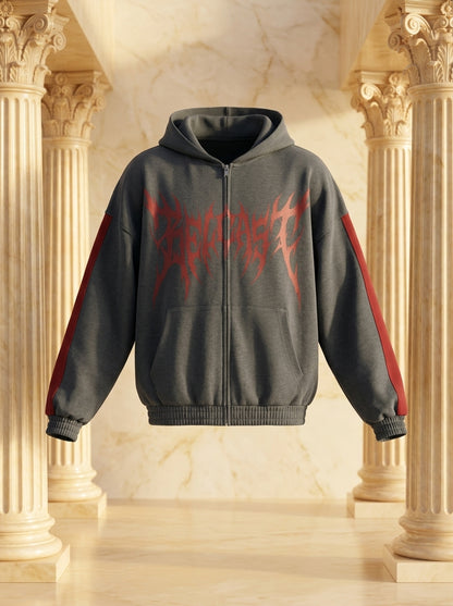Gymshark x Carlos Belcast Zip Up Hoodie Onyx Grey