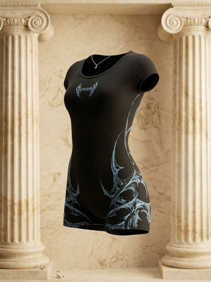 Womens Void Tech™ Revenant Open Back Bodysuit [FROST] - WOMEN'S