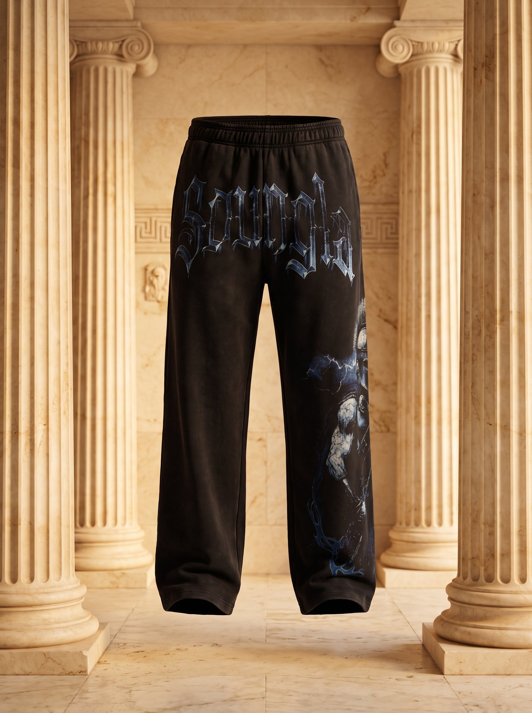 2097 - YLA x Axel - Spartan Sweats Black/Blue