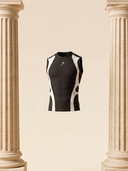 Gymshark x Carlos Belcast Tank Baselayer GS Black
