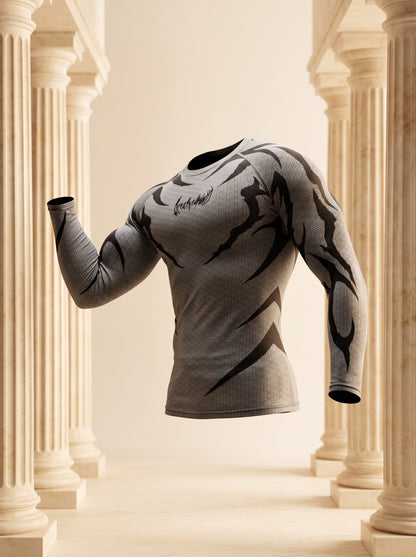 Doom Tech™ Armored Longsleeve Compression [DIVINE WHITE]
